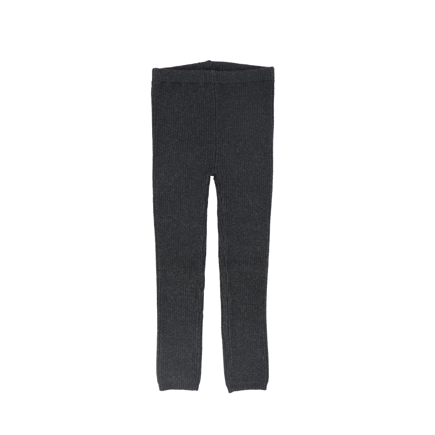 LIL LEGS HEATHER GREY KNIT LEGGINGS
