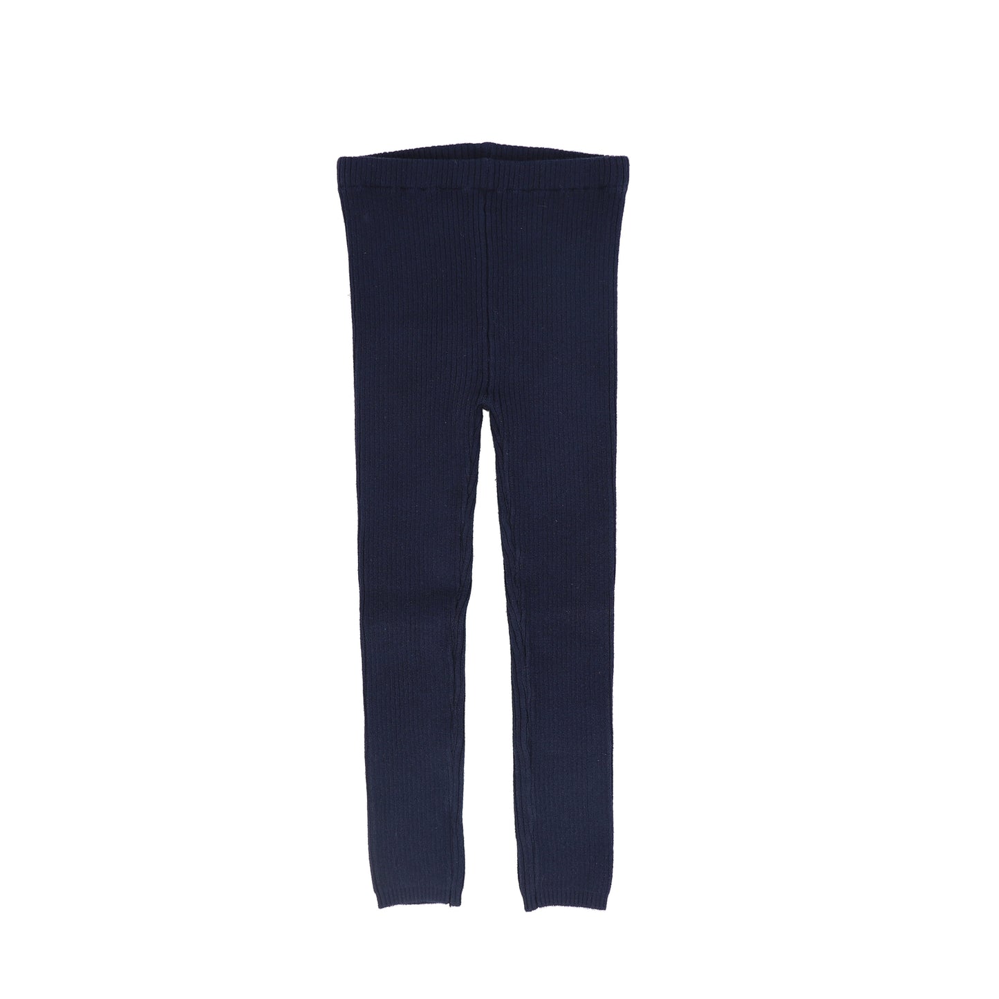 LIL LEGS NAVY KNIT LEGGINGS