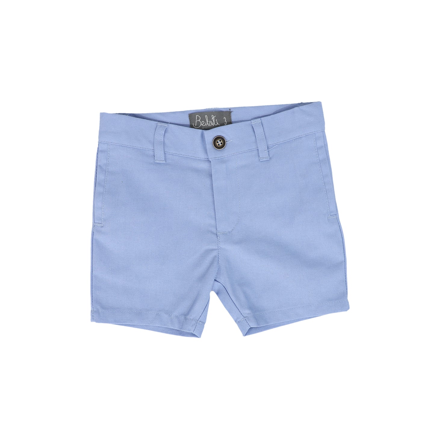 BELATI LIGHT BLUE LINEN SHORTS