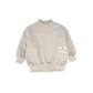 BOOSO TAUPE TURTLENECK SWEATSHIRT