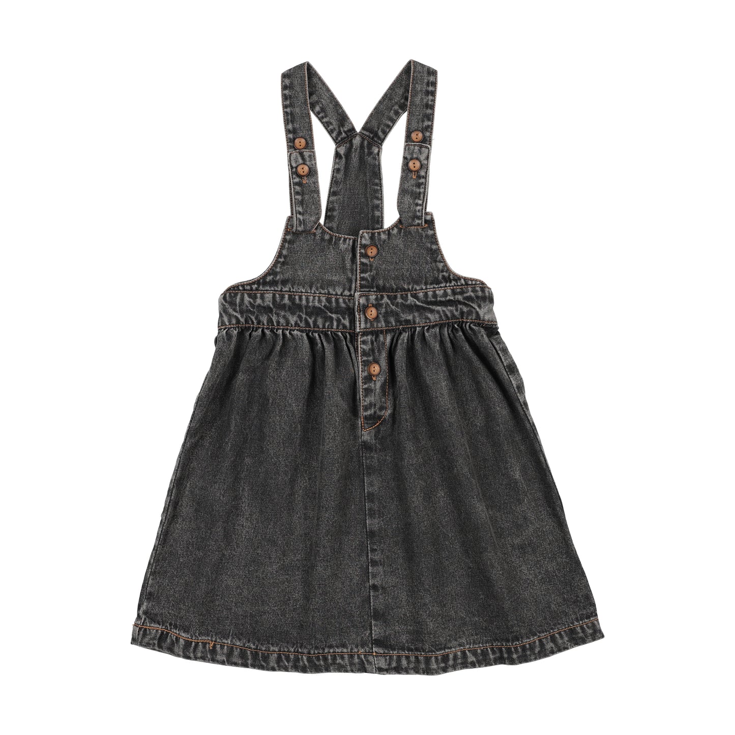 FARREN + ME BLACK DENIM SUSPENDER JUMPER