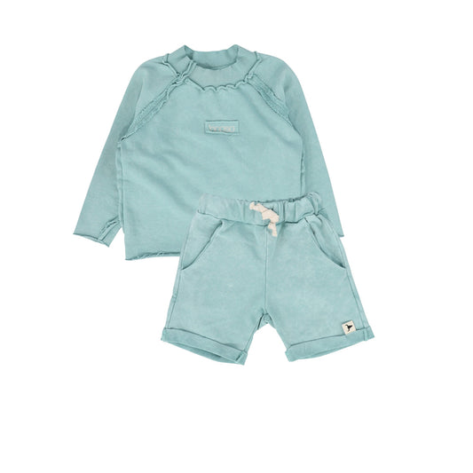 BOOSO JADE FRAYED HEM SET