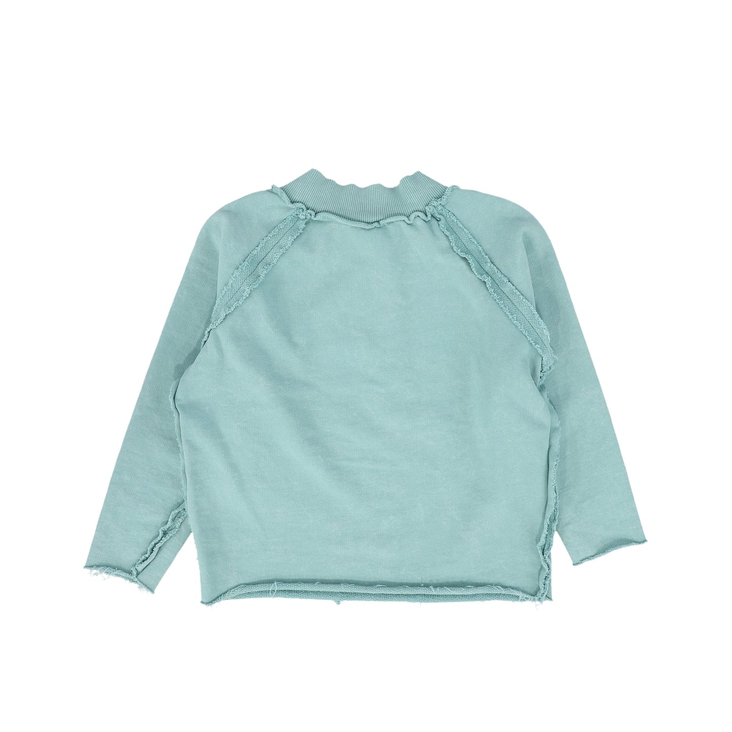 BOOSO JADE FRAYED HEM SWEATSHIRT