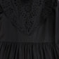 PETITE AMALIE BLACK CUT OUT TIE DRESS