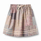 WHEAT PINK FLORAL PATCHWORK SKIRT