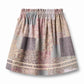WHEAT PINK FLORAL PATCHWORK SKIRT