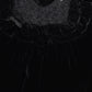 PETITE AMALIE BLACK LACE VELVET RUFFLE DRESS [Final Sale]