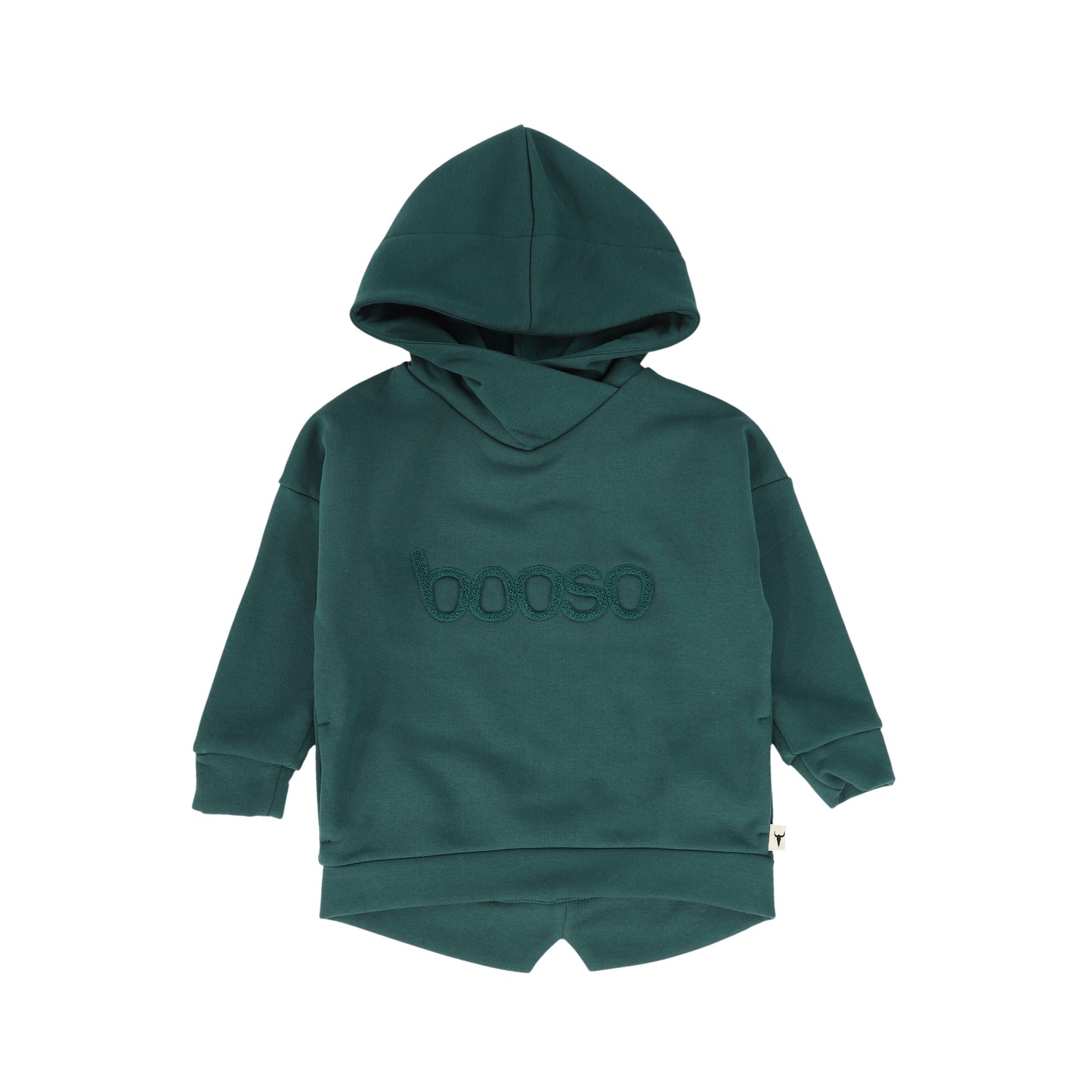 BOOSO GREEN LOGO HOODED SWEATSHIRT