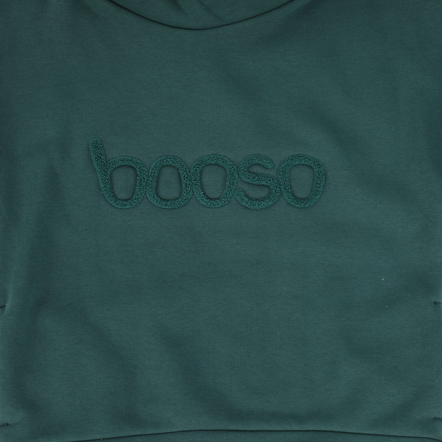 BOOSO GREEN LOGO HOODED SWEATSHIRT