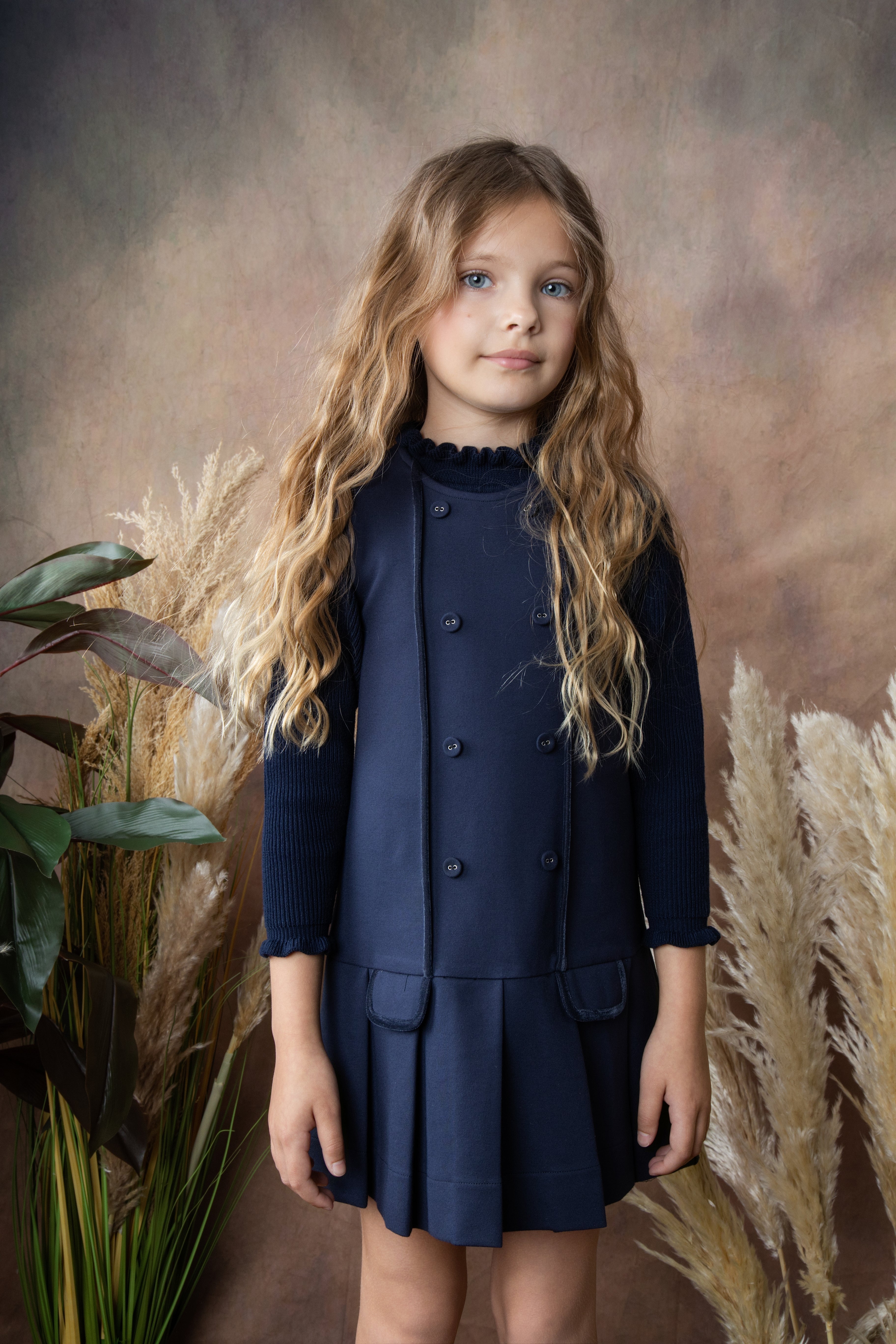 BELATI NAVY RIBBON TRIM KNIT SWEATER [FINAL SALE] – Luibelle