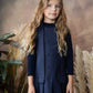 BELATI NAVY RIBBON TRIM KNIT SWEATER