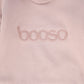 BOOSO PINK LOGO HOODED SWEATSHIRT