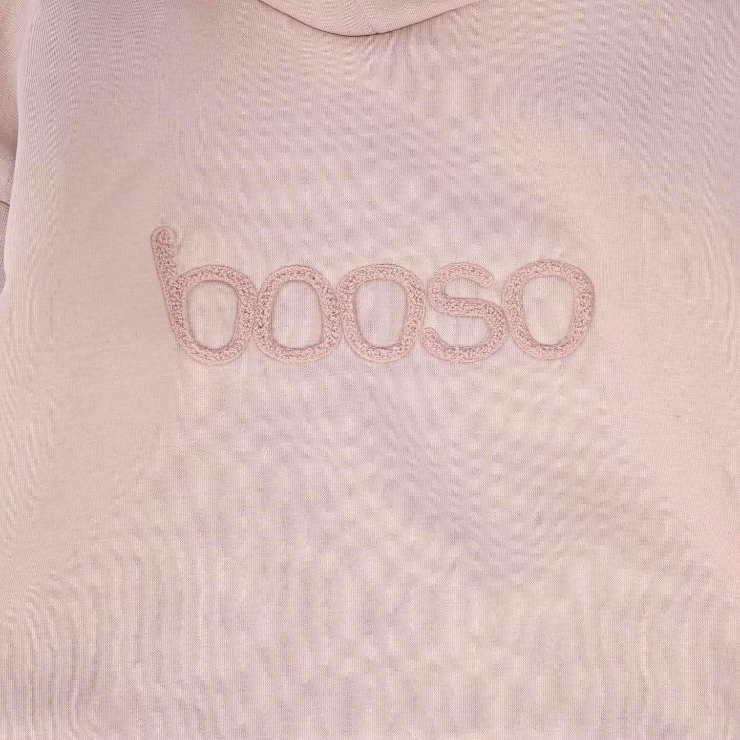 BOOSO PINK LOGO HOODED SWEATSHIRT