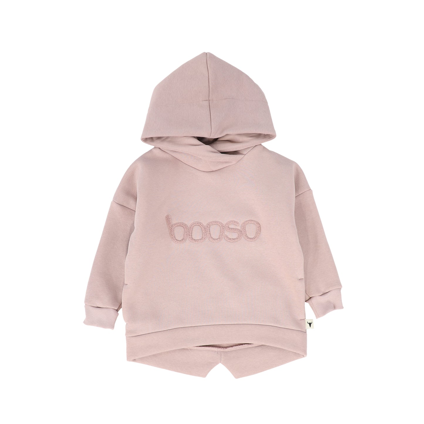 BOOSO PINK LOGO HOODED SWEATSHIRT