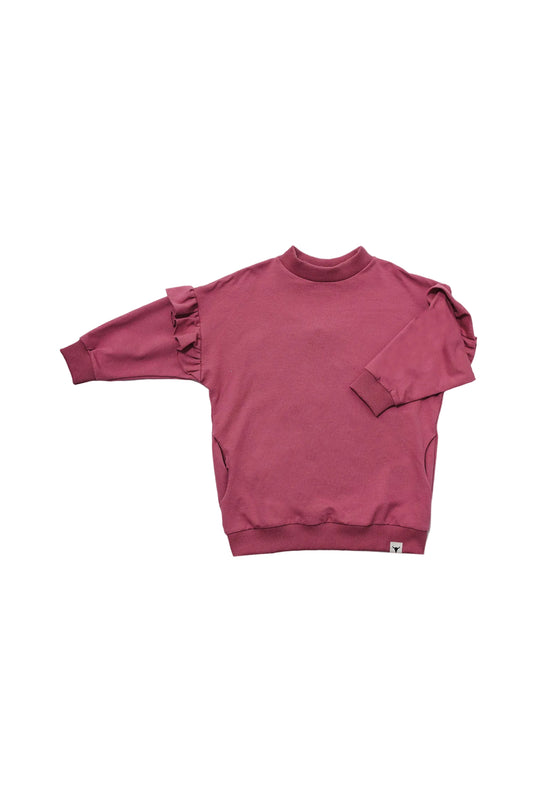 BOOSO PINK RUFFLE DRESS