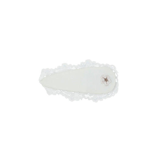 LE ENFANT WHITE LACE TRIM CLIPS [FINAL SALE]
