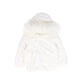 IBIS WHITE FUR TRIM PUFFER COAT