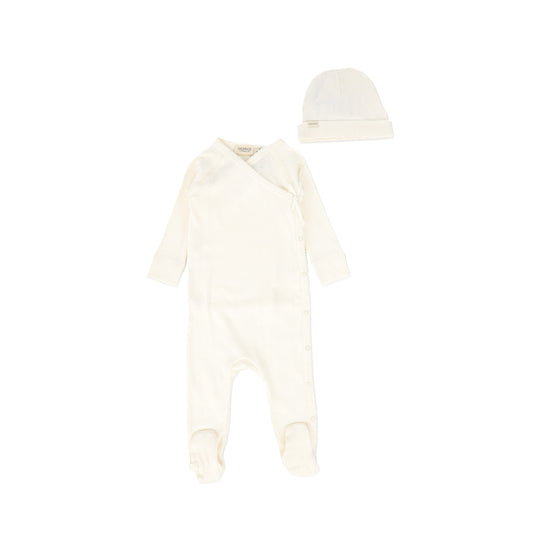 MARMAR COPENHAGEN WINTER WHITE POINTELLE FOOTIE SET