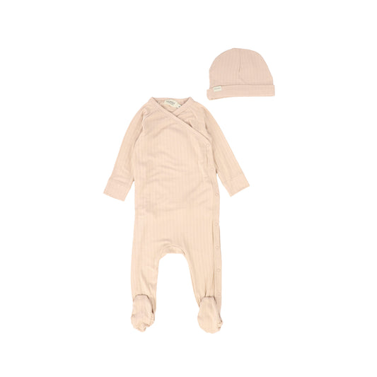 MARMAR COPENHAGEN PEACH LINE FOOTIE SET