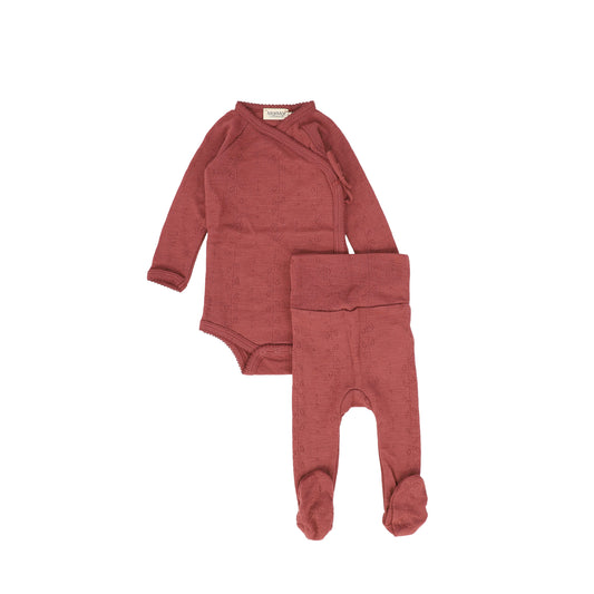 MARMAR COPENHAGEN RUST POINTELLE WRAP SET