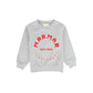 MARMAR COPENHAGEN GREY/RED LOGO SWEATSHIRT [FINAL SALE]