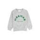 MARMAR COPENHAGEN GREY/GREEN LOGO SWEATSHIRT [FINAL SALE]