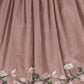 MARMAR COPENHAGEN DUSTY MAUVE SCALLOP TRIM SKIRT [FINAL SALE]