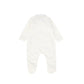 PATACHOU IVORY VELOUR BEAR PRINTED FOOTIE