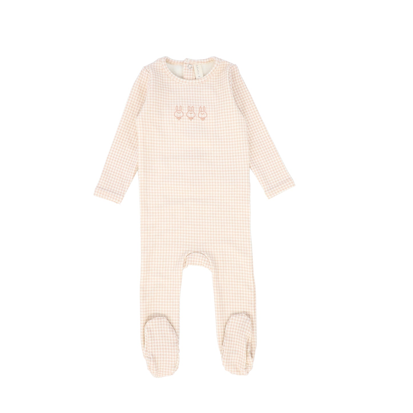 LILETTE PETAL GINGHAM BUNNY FOOTIE