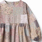 WHEAT PINK FLORAL PATCHWORK DRESS