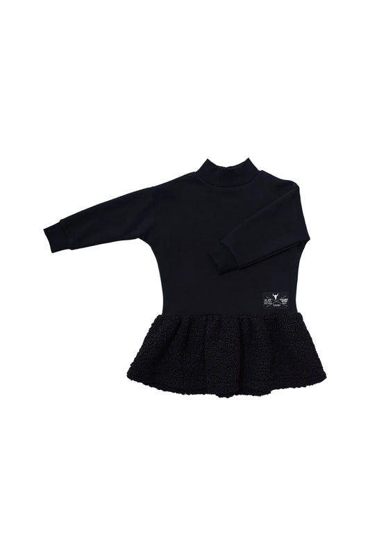 BOOSO BLACK TEDDY DRESS