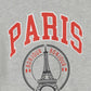 PHIL AND PHOEBE GREY PARIS STRIPED TRIM TURTLENECK SWEATSHIRT