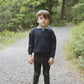 FARREN + ME NAVY CONTRAST COLLAR POLO