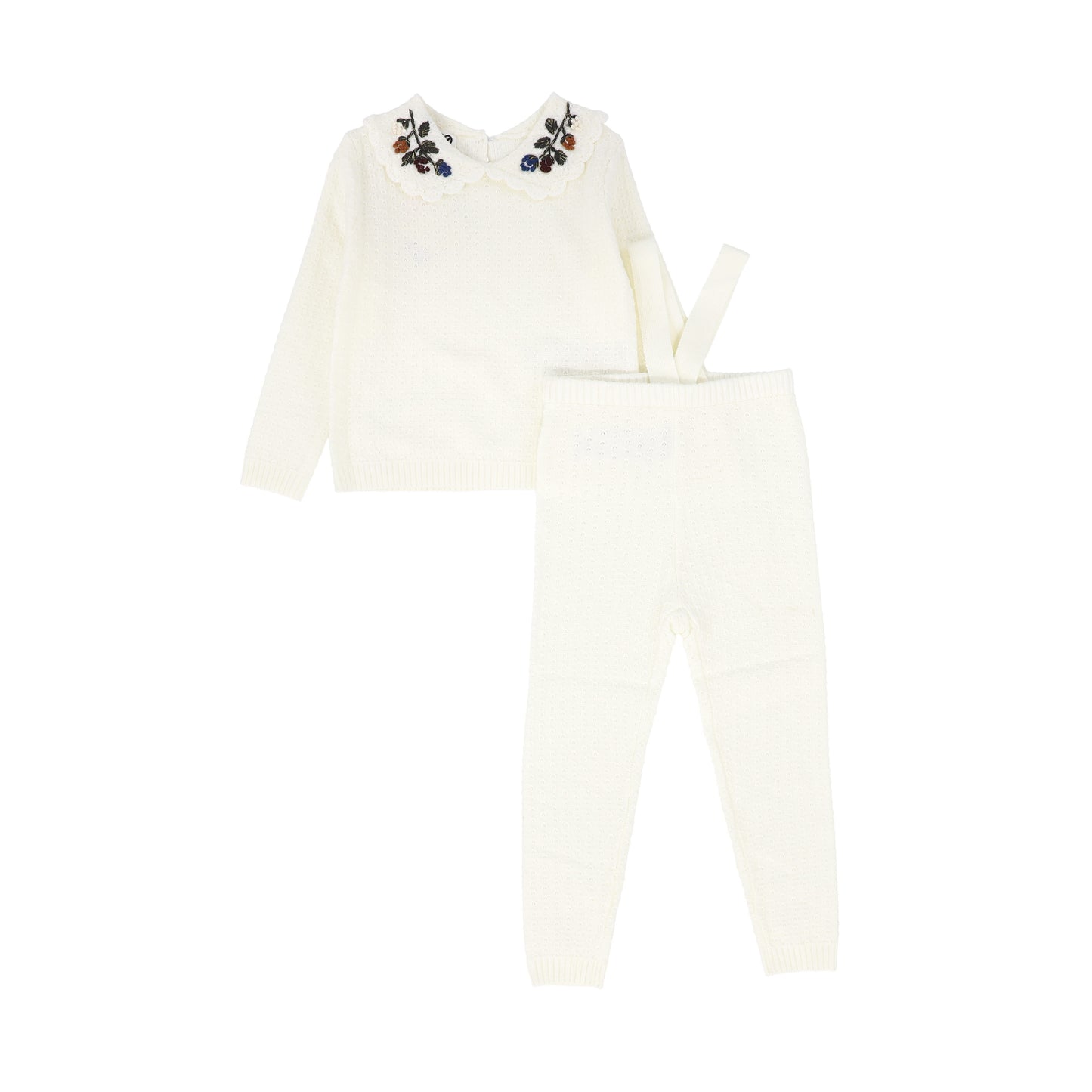 NOMA CREAM FLORAL EMBROIDERED SET [FINAL SALE]