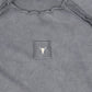 BOOSO GREY RAW EDGE TRIM SWEATSHIRT