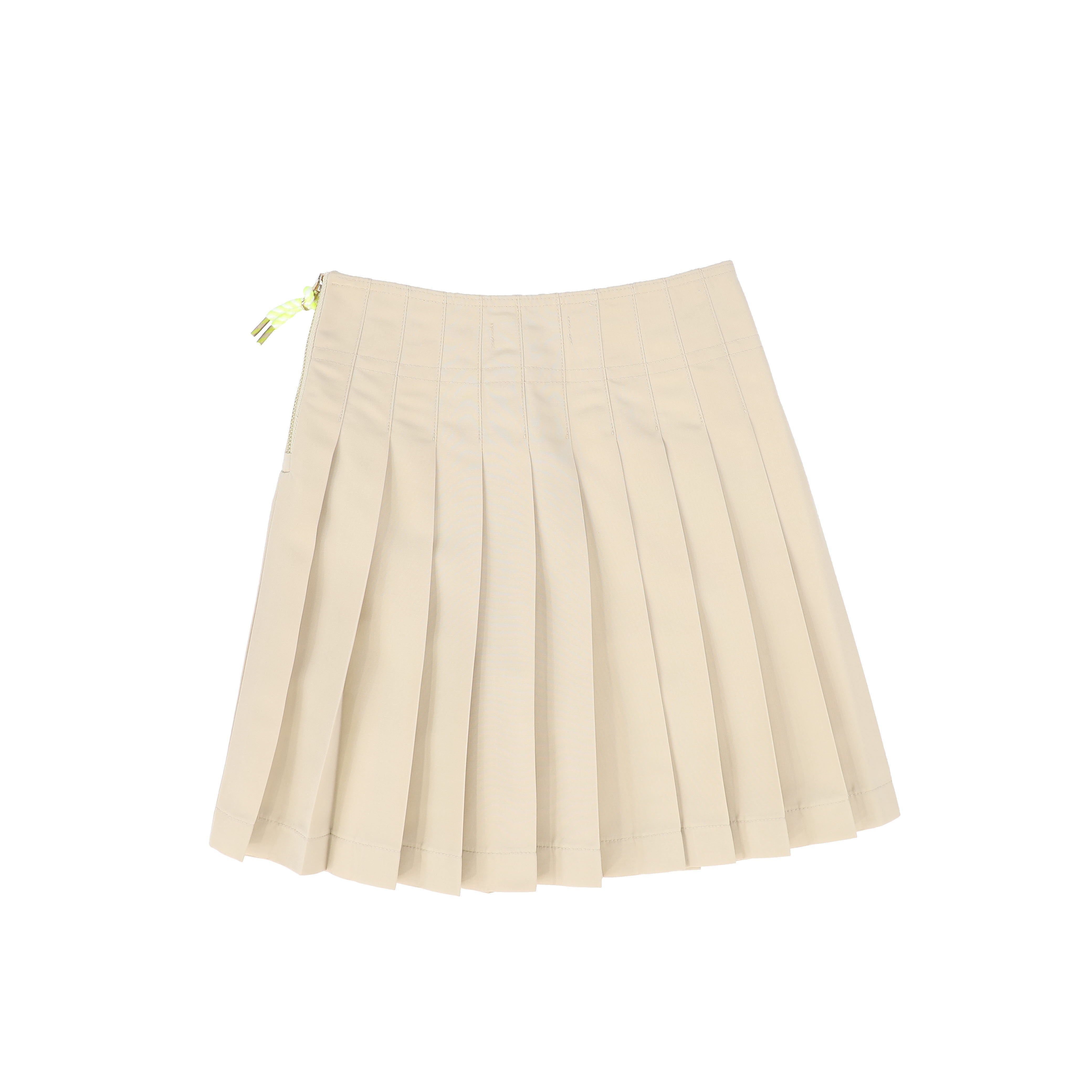 BACE COLLECTION TAN ROPE ZIPPER PLEAT SKIRT [FINAL SALE] – Luibelle