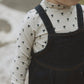 KIN & KIN BLUE TULIP PRINT MOCKNECK ONESIE
