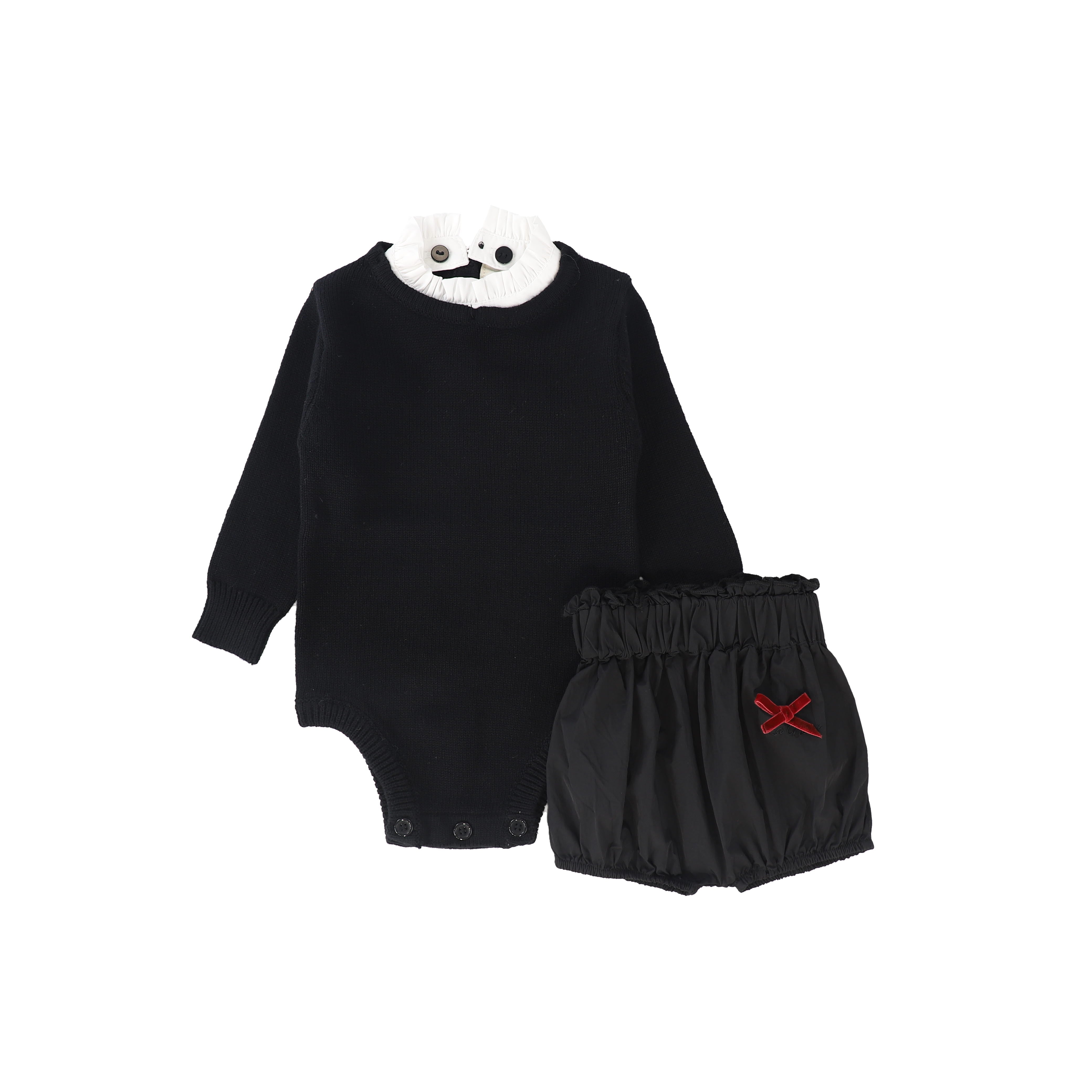 新品 Bibiy EMILIA COLLAR KNIT black BIBIY. MADE | EMILIA COLLAR KNIT BLACK｜Bibiy.