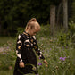 BIRNHAM ON THE SEA BLACK TWILL PINAFORE DRESS