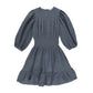 BELLE CHIARA BLUE WAFFLE DESIGN DRESS [FINAL SALE]