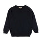 NUPKEET NAVY SILK KNIT SWEATER