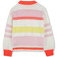 SONIA RYKIEL PINK/YELLOW LOGO SWEATER