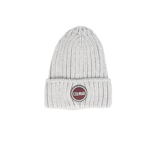 COLMAR GREY RIBBED KNIT BEANIE