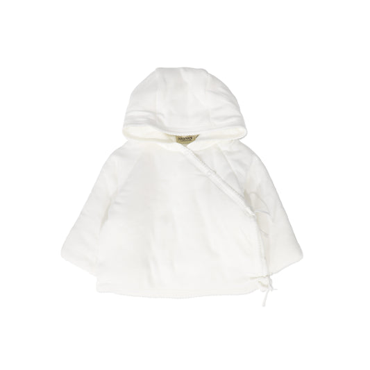 MARMAR COPENHAGEN WHITE SIDE WRAP JACKET