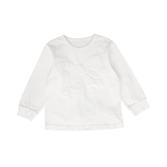 JNBY WHITE BOW T-SHIRT