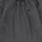 BAMBOO BLACK DENIM SMOCKED NECK DRESS