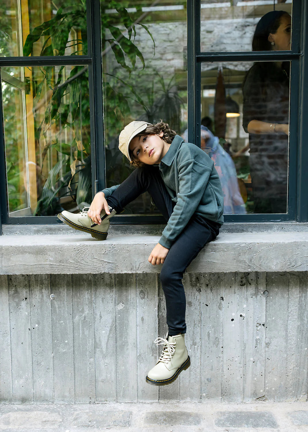 LIL LEGS BLACK SLIM PANTS