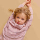 WHEAT LILAC STRIPE KNIT SWEATER