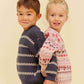WHEAT PINK FLORAL JACQUARD SWEATER