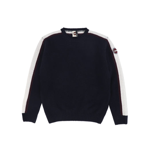 COLMAR NAVY CONTRAST STRIPED SWEATSHIRT